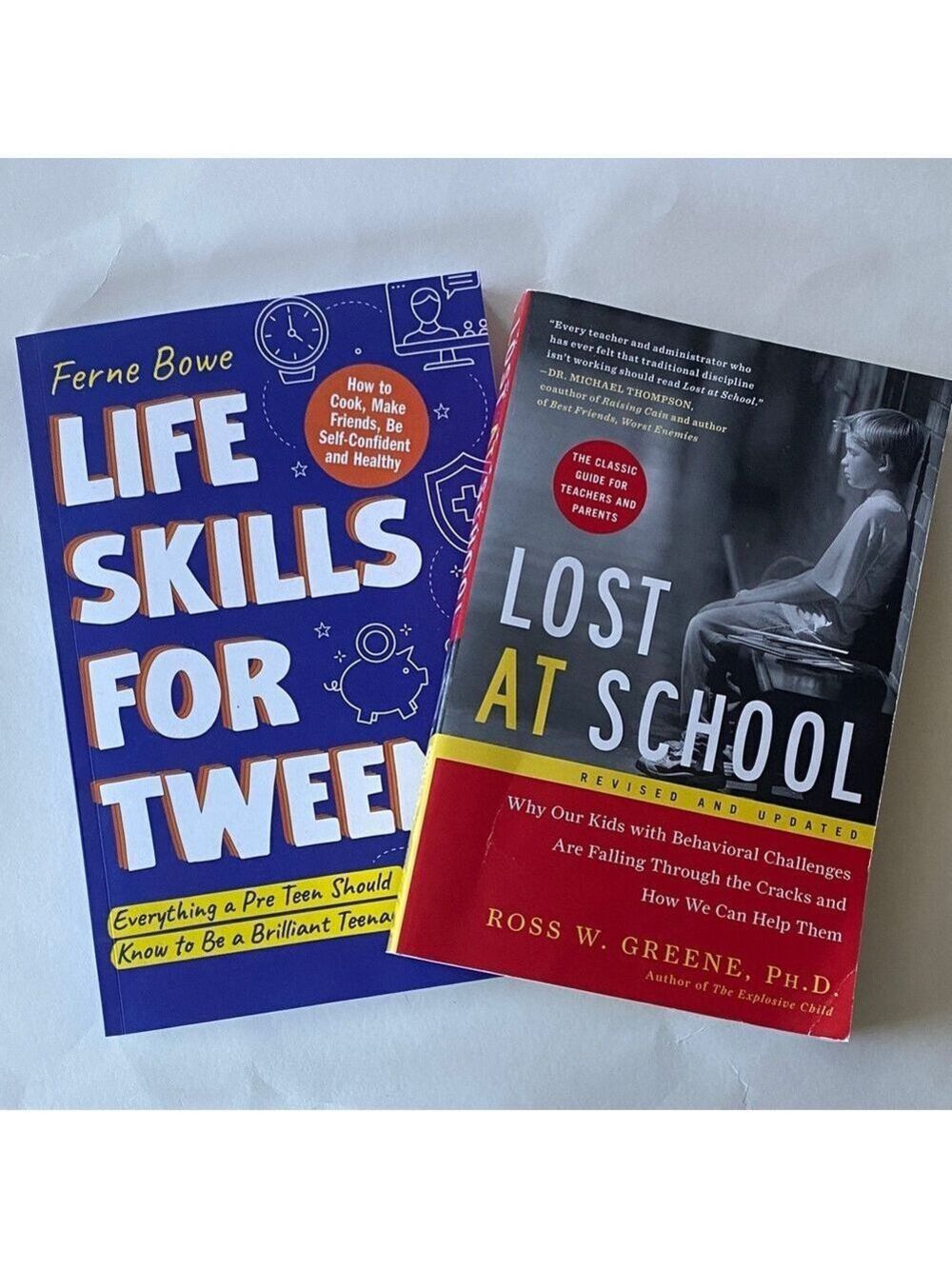 NEW Life Skills for Tweens and Lost at School Books